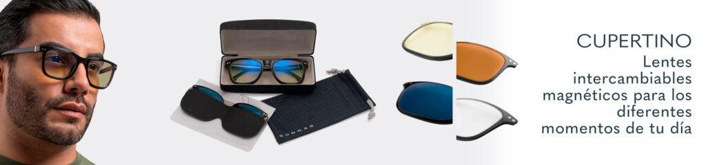 Kit de protección total ante la luz azul gunnar Cupertino full kit