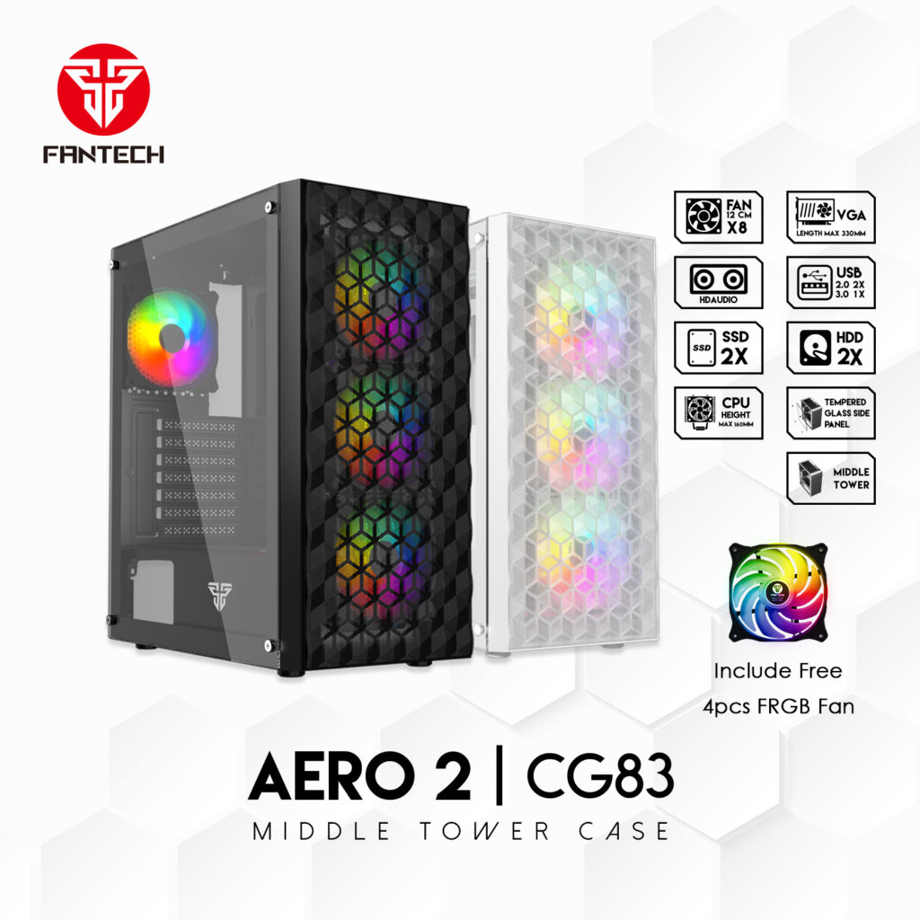 gabinete con ventiladores RGb incluidos venta chile