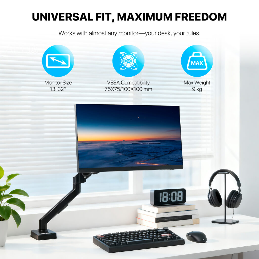 brazo monitor soporte