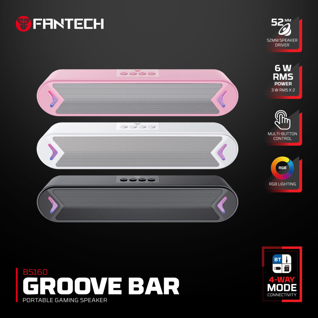 fantech gaming soundbar bs160 groove bar