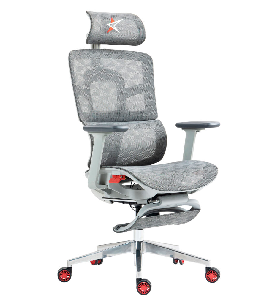 Silla ergonómica mesh DRAGSTER M4 Grey