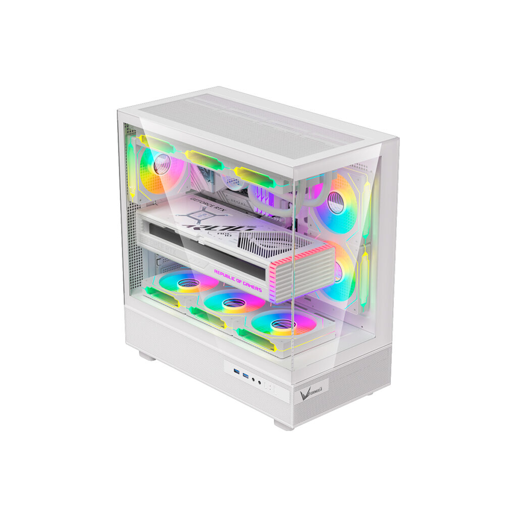 gabinete blanco micro atx formula