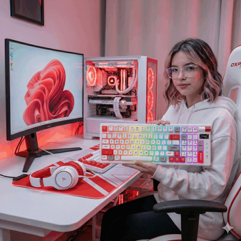 unboxing teclado atompro fantech mk918