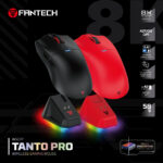 mouse inalámbrico fantech tanto pro rgb