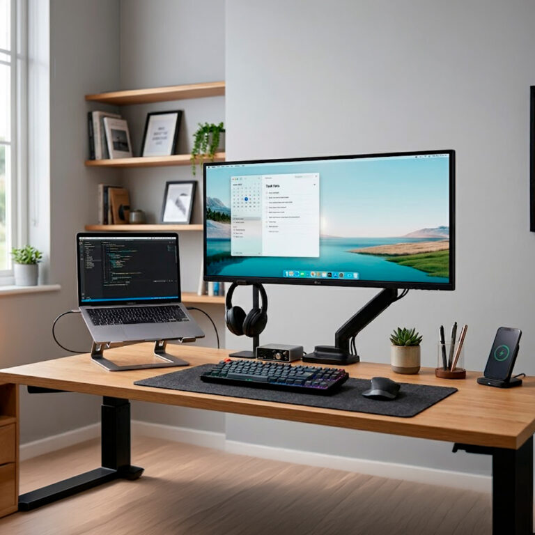 setup ejecutivo organizador de espacios fantech