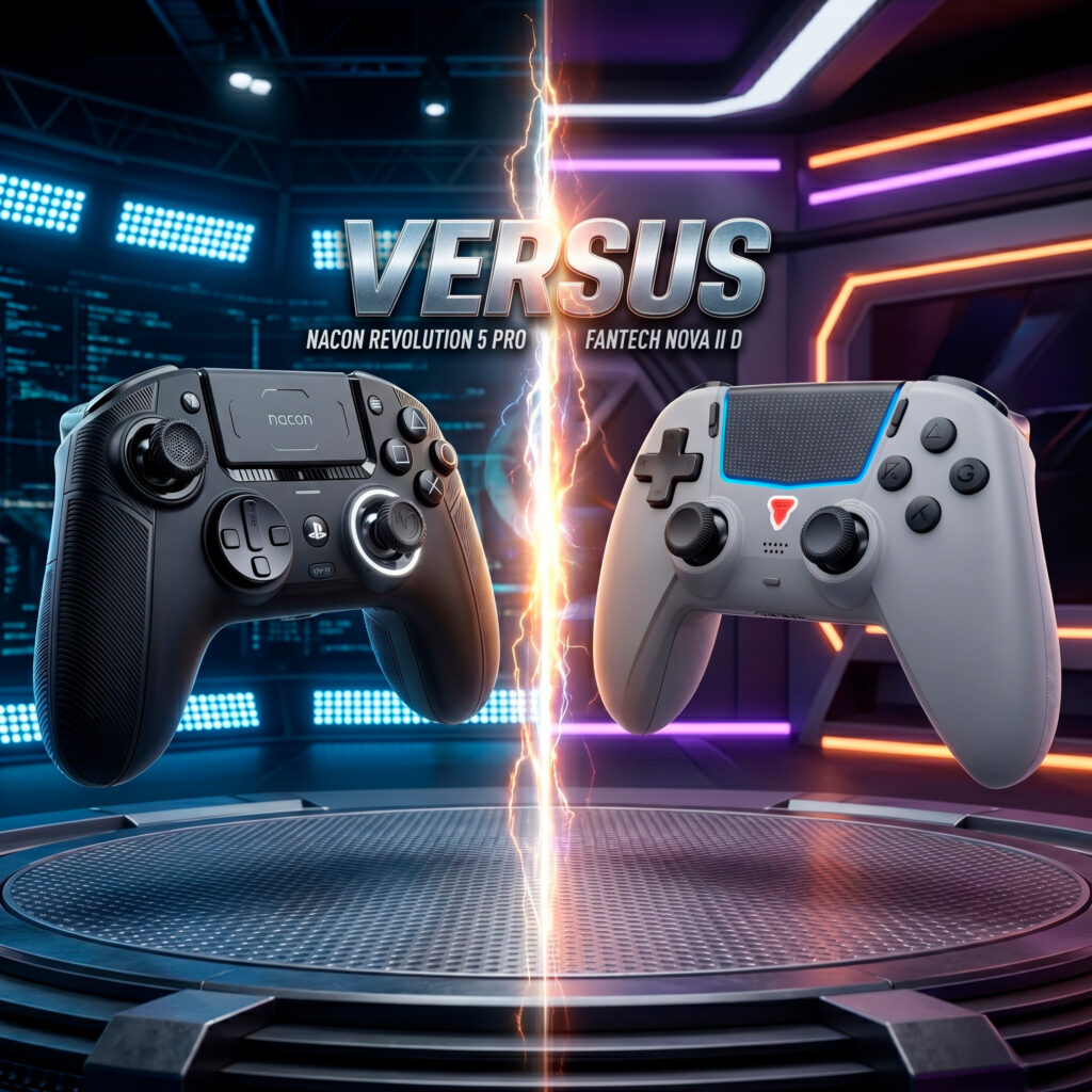 control PS5 con macros NACOM Pro revolution